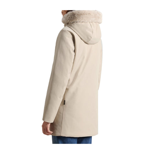 Woolrich Parka Parka Donna Firth con pelliccia Beige A24 - WOOLRICHCFWWOU1017FRUT3496 - 7404 - XS - Francavilla Moda